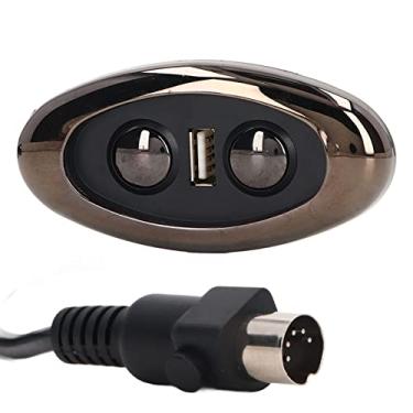 Imagem de GLOGLOW Controlador de sofá Elétrico, Porta de Carregamento Usb Material Abs, Luz de Fundo Led 5v 2.4a, Com Interruptor Reclinável para Cadeira de Massagem de Cadeira de Elevação