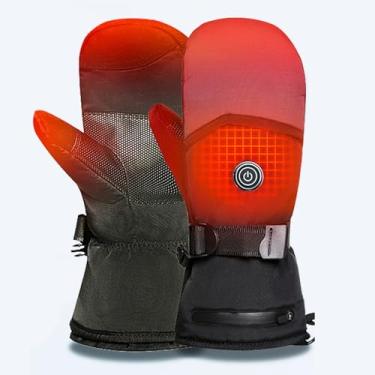 Imagem de Luvas Térmicas Recarregáveis Com Bateria De Lítio — Longa Autonomia, 3 Níveis De Temperatura; Luvas Elétricas Para Esportes E Atividades Ao Ar Livre: Esqui, Escalada, Trilhas E Inverno(Bat 4)