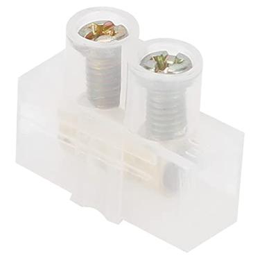 Imagem de Hyuduo Bloco Terminal Bloco de Latão 10A 380V Latão Espessado Plástico Isolado para Lâmpadas Fios de Controle Elétrico Mecânico Eletromecânico Fontes de Alimentação (Dois em dois fora)