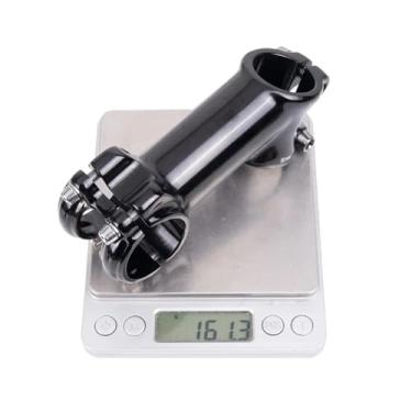 Imagem de Mesa de 31,8 mm polida, leve, para bicicletas de estrada e mountain bikes, com ângulos de 35 graus, 70°, 90° e 110 mm, compatível com modelos XC e AM. Peças brilhantes para MTB.(35degree 90mm BLACK)