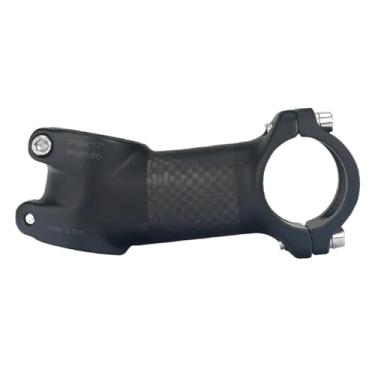 Imagem de Mesa de bicicleta em carbono fosco 10/17/25/35 graus, mesa para MTB 60/70/80/90/100mm, peças para ciclismo de potência(17 degrees-60mm)