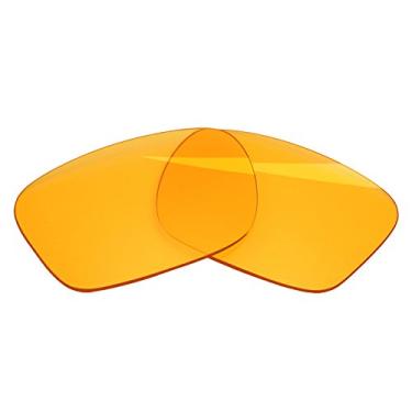 Imagem de BLAZERBUCK Lentes de reposição polarizadas anti-sal para óculos de sol Ray-Ban Wayfarer RB2132 52 mm, Amarelo de alta intensidade, 0