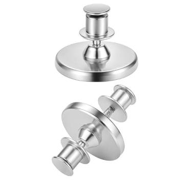 Imagem de Prendedor Magnético para Cortina Sem Furos Alta Fixação prendedor de cortina(2 Pares Imã)