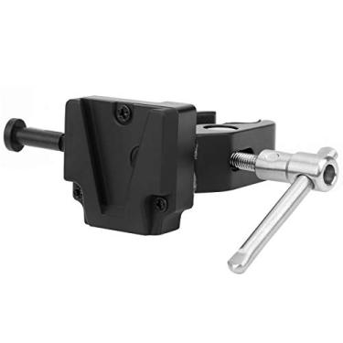 Imagem de GLOGLOW Braçadeira de Bateria de Montagem Em V para Montagem Em Dispositivo Eletrônico Portátil, Suporte de Bateria para Câmera Em Liga de Alumínio para Suportes de Iluminação, Preto, Carga Máxima