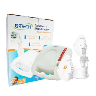 Imagem de Inalador Nebulizador Nebcom V 5 G-Tech Bivolt - Branco