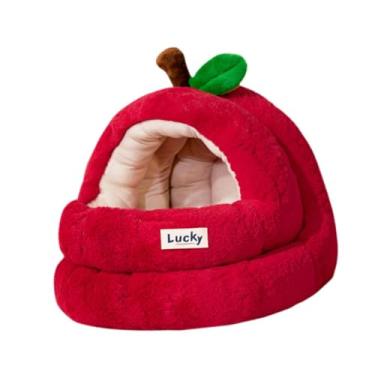 Imagem de ＡＷＨＡＯ Cama para Gato, Cama para Cachorro Pequeno, Cama de Pelúcia Macia, Portátil, Feita à Mão, Toca para Filhotes, Camas para Animais de Estimação, Casinha, Xl
