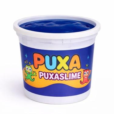 Imagem de Puxa Slime - Geleca Elástica Divertida para Crianças - Brinquedo Sensorial que Estimula Criatividade e Alivia o Estresse (Azul)