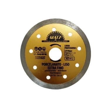 Imagem de Disco Diamantado Porcelanato Liso Extra Fino 110X20Mm Matz