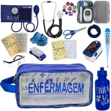 Imagem de Kit De Enfermagem Completo Medidor Glicose Aparelho Pressao - P.A. MED