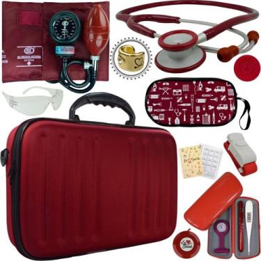 Imagem de Kit Bic Completo Estetoscopio Luxo Estagio Top Promoção - Love Saude, 
