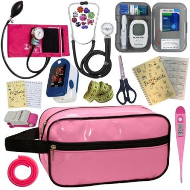Imagem de Kit De Enfermagem Completo Medidor Glicose Aparelho Pressao - PREMIUM,