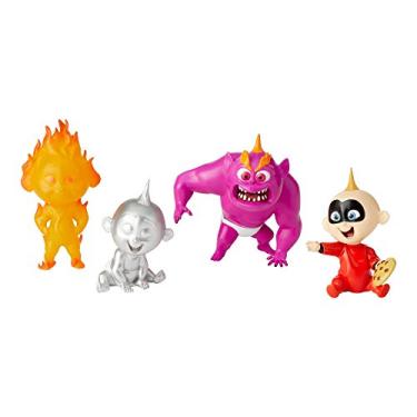 Imagem de Enesco Conjunto de bonecos do Grand Jester Studios com Jack da Disney Pixar Incredibles 2 estatueta de vinil, 10,4 cm, multicolorido