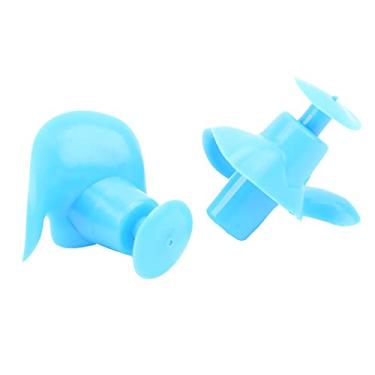 Imagem de Conector de ouvido espiral silicone para crianças e adultos acessório natação macio não elástico reutilizável adapta-se a esquerda direita armazenamento portátil proteção em caixa preta