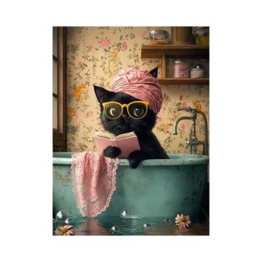 Imagem de Arte Em Tela De Pintura Abstrata De Animais Coloridos: Tigre, Chita, G