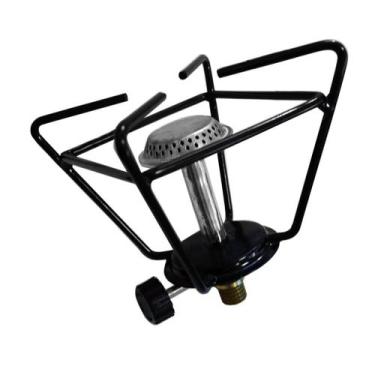 Imagem de Fogareiro A Gás 1 Boca Rosca Grossa P/ Botijão Grande 13kg - ROA