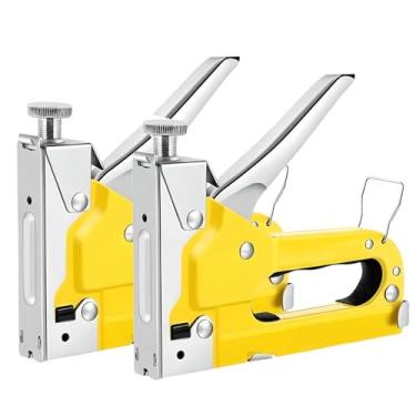 Imagem de Grampeador Tapeceiro Profissional 3 em 1 de Alta Pressão com 600 Grampos – Grampeador Manual para Estofador, Madeira, Artesanato e Uso Doméstico (2)