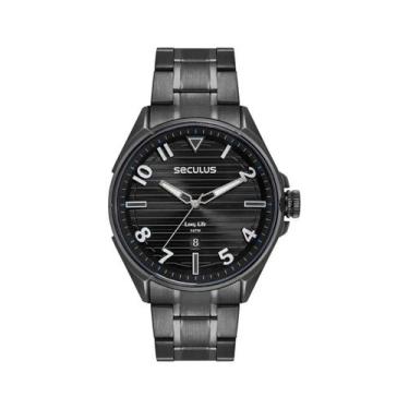 Imagem de Relógio Masculino Casual Seculus Preto Original