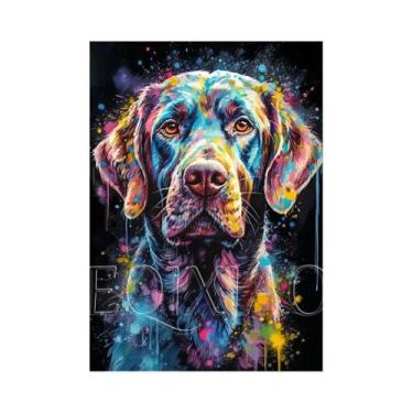 Imagem de Pintura De Diamante De Animais Gato Cachorro Cisne, Arte De Parede Em 