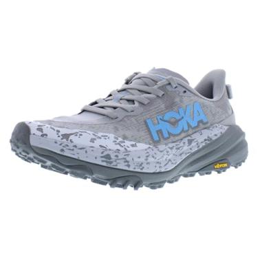 Imagem de HOKA ONE ONE Tênis feminino Speedgoat 6, Cinza estelar/asteróide, 35