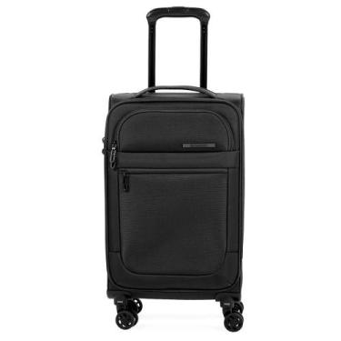 Imagem de Mala de Bordo 10 kg Poliéster 4 Rodas Edimburgo Preta - Bagaggio, P, P