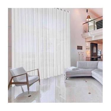 Imagem de Cortina Pé Direito Duplo Premium 6m x 3,5m - CASA CHIC Enxovais, Branc