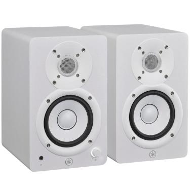 Imagem de Par de Monitores de Estúdio Near Field Yamaha HS4 Bass-Reflex de 2 Vias Amplificador Classe D Branco 110V