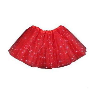 Imagem de Saia tule com brilho para festa Carnaval Bailarina e Fantasia 40cm com