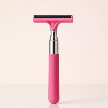 Imagem de Rodo de espelho lateral retrátil - Limpador universal de espelho de carro para todos os tipos de veículos (rosa)