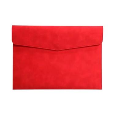 Imagem de Pasta Organizadora De Documentos A4 Em Couro PU De 7 Cores  Elegante P