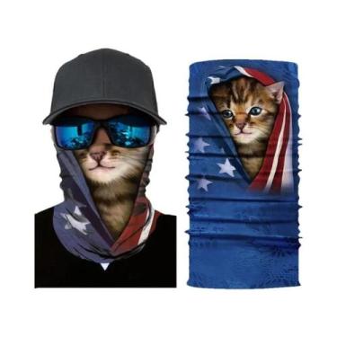 Imagem de Bandana Mágica Sem Costura Monkey Shark, Protetor De Pescoço, Tubo Pro