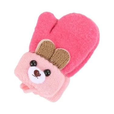 Imagem de Luvas De Inverno Para Bebês, Meninos E Meninas, Com Desenho De Urso Fo
