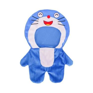 Imagem de Boneca De Pelúcia Pato Amarelo 30Cm Série Azul Lalafanfan Com Saia, Mo