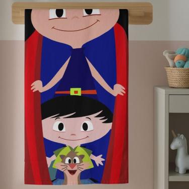 Imagem de Toalha de Banho Estampa Infantil Menina Incrível Show Fofo Algodão Sua