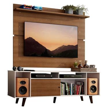Imagem de Rack Madesa Cancun com Pés e Painel para Tv Até 65 Polegadas