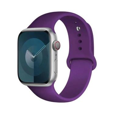 Imagem de Pulseira Esportiva De Silicone 44mm 45mm 40mm 41mm 42-46mm Para Apple 