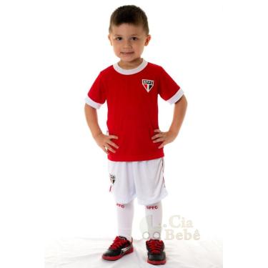 Imagem de Conjunto Infantil São Paulo Uniforme Artilheiro Oficial