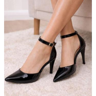 Imagem de Sapato Scarpin Feminino Salto Alto Bico Fino Perfeita para Compor Seu 