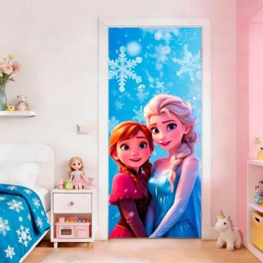 Imagem de Capa Para Porta Decoração Influenciadora Infantil Os Rosas Painel Em T