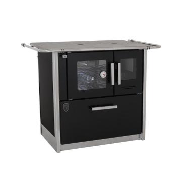 Imagem de Fogão A Lenha Eclipse Esquerdo Preto Chapa Ferro Fundido N2