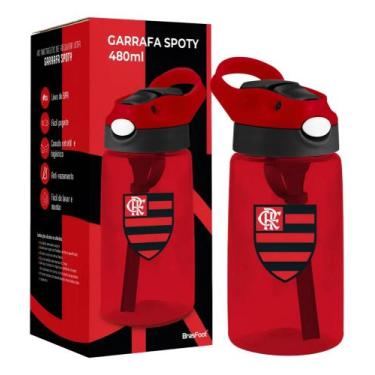Imagem de Garrafa spoty 480ml times - flamengo - BRASFOOT