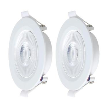 Imagem de Kit 2 Spots LED Embutir Redondo 6W 6.500K Blumenau