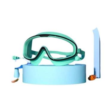 Imagem de Óculos De Natação Para Crianças Com Lentes Grandes Para Meninos E Meni
