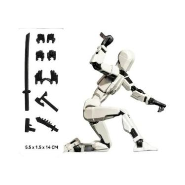 Imagem de Boneco De Ação Robô Articulado De 13 Polegadas Titan Dummy, Modelo De 