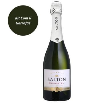 Imagem de Espumante Fino Salton Moscatel 750 Ml Kit Com 6 Garrafas