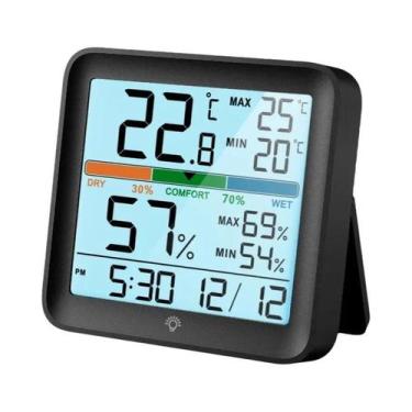 Imagem de Estação Meteorológica Digital Interna Termômetro Higrômetro NOKLEAD Se