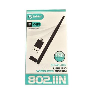 Imagem de Adaptador WiFi 150mbps USB 2.0 Antena Destacável Shinka