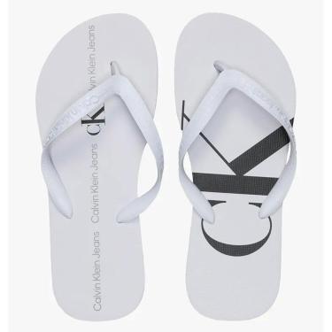 Imagem de Chinelo Masculino Calvin Klein Jeans Branco ckjm11080900-Masculino