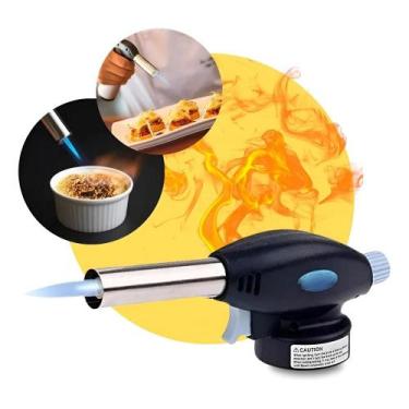 Imagem de Maçarico Culinário Portátil Multiuso Com Controle De Chama - Congratul