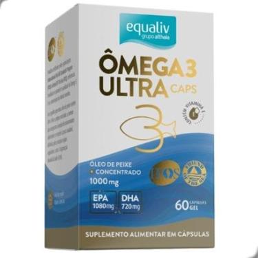 Imagem de Ômega 3 Ultra 1000mg com Vitamina E 60 cápsulas Equaliv-Unissex