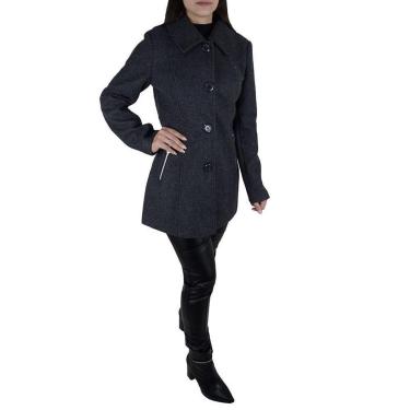 Imagem de Casaco Feminino Facinelli By Mooncity Médio Cinza - 610248-Feminino